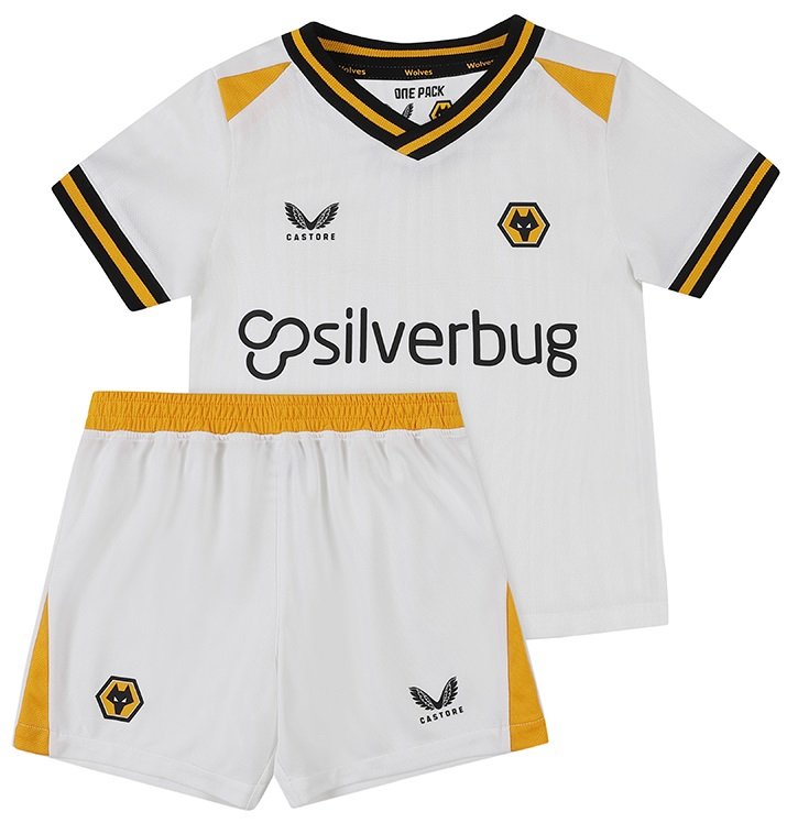Kit infantil III Wolverhampton 2021 2022 Castore oficial 